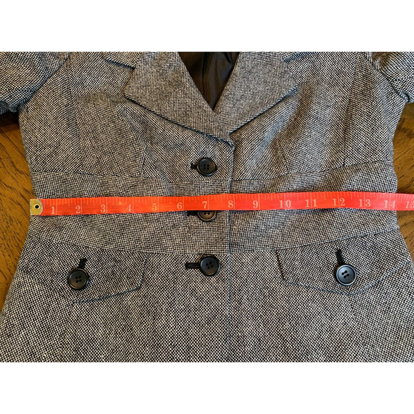 The Limited Womens Blazer Size 0 Grey Wool Blend - Picture 10 of 14